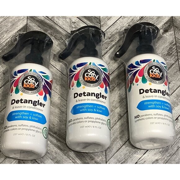 3 So Cozy Detangler & Leave In Conditioner W/ Soy & Kiwi 8fl oz Strength Soften - Picture 1 of 5